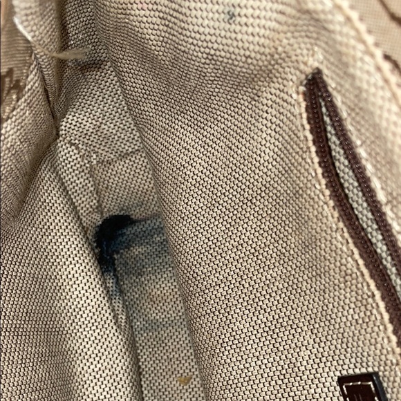 Dooney & Bourke Brown Satchel with Structured Shape and Monogram Pattern - Picture 10 of 13